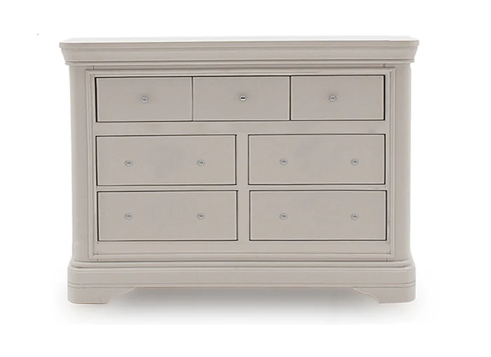 Mabel Taupe Seven Drawer Dressing Chest