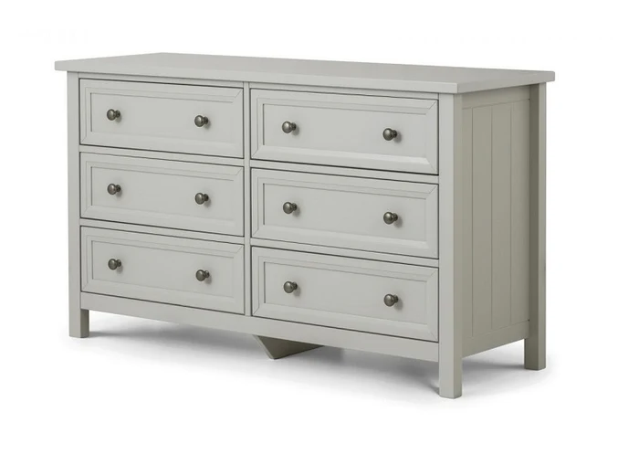 Maine Six Drawer Wide Chest - Image 6