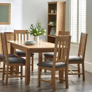 Mallory Extending Dining Set – Oak Table for 6