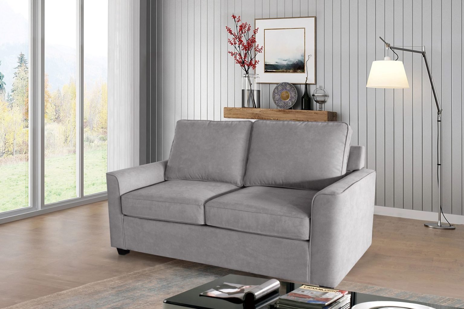 Helena grey sofa bed