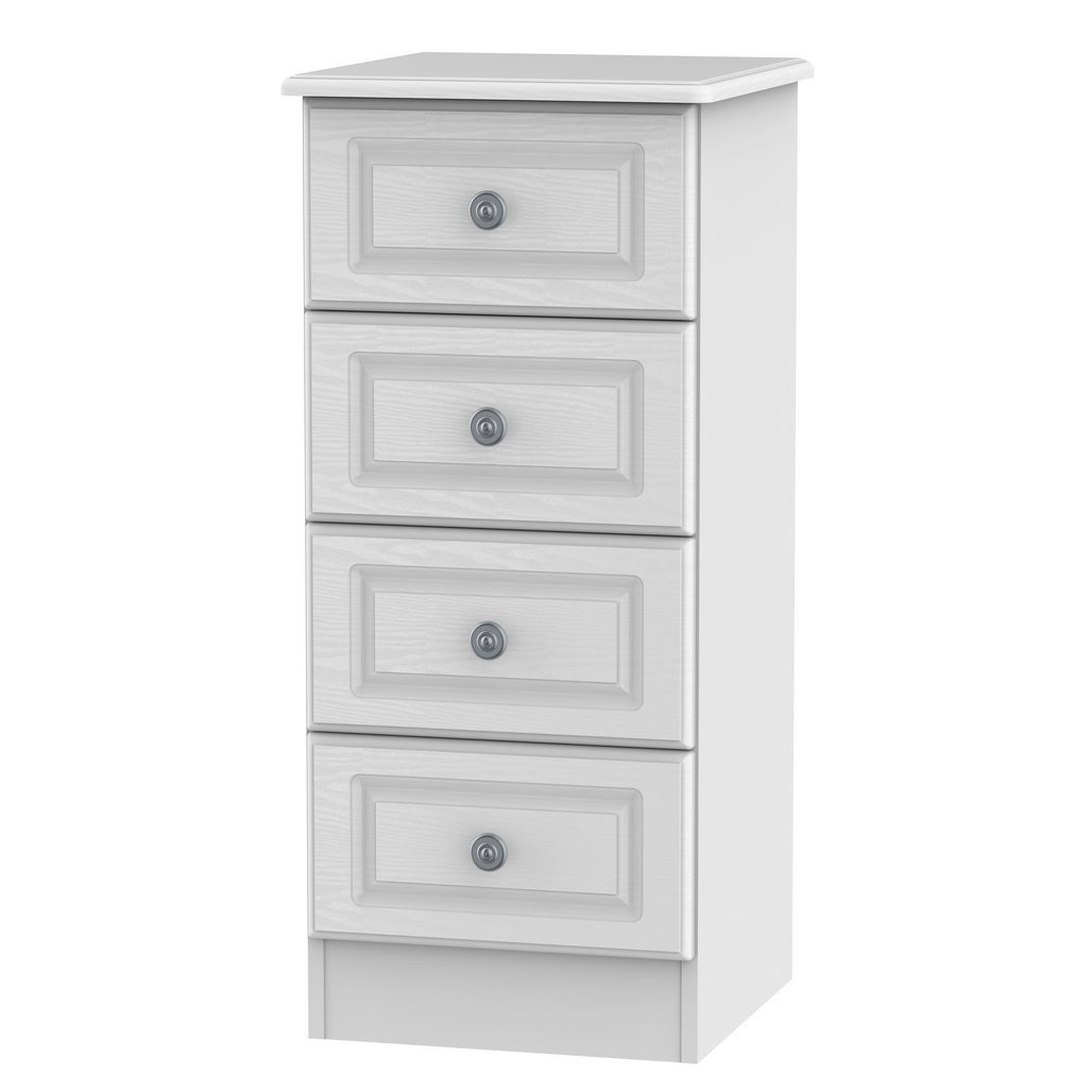 Pembroke 4 drawer bedside locker